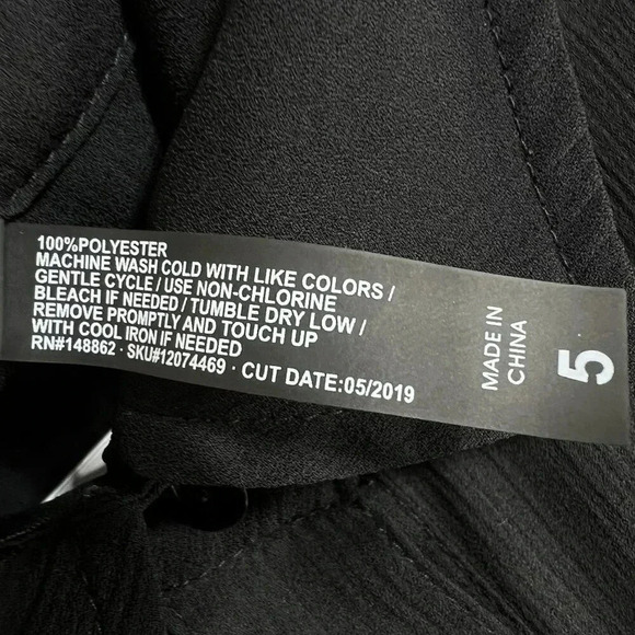 Torrid Womens 5X L Black Button-Up 3/4 Sleeve Maxi Dress Side Slits Whimsigoth - Picture 14 of 16